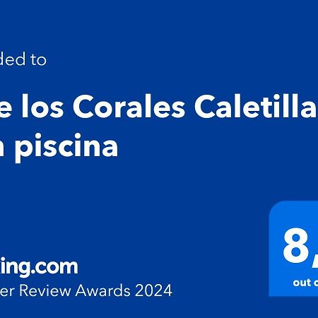 Apartament Live Los Corales Caletillas Con Piscina Araya  Zewnętrze zdjęcie